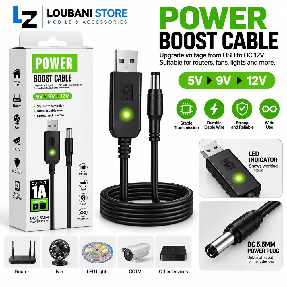 cable router 9v/12v