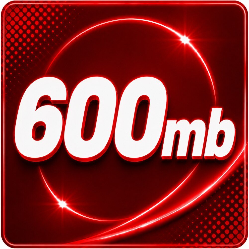 Data Booster 600 MBs