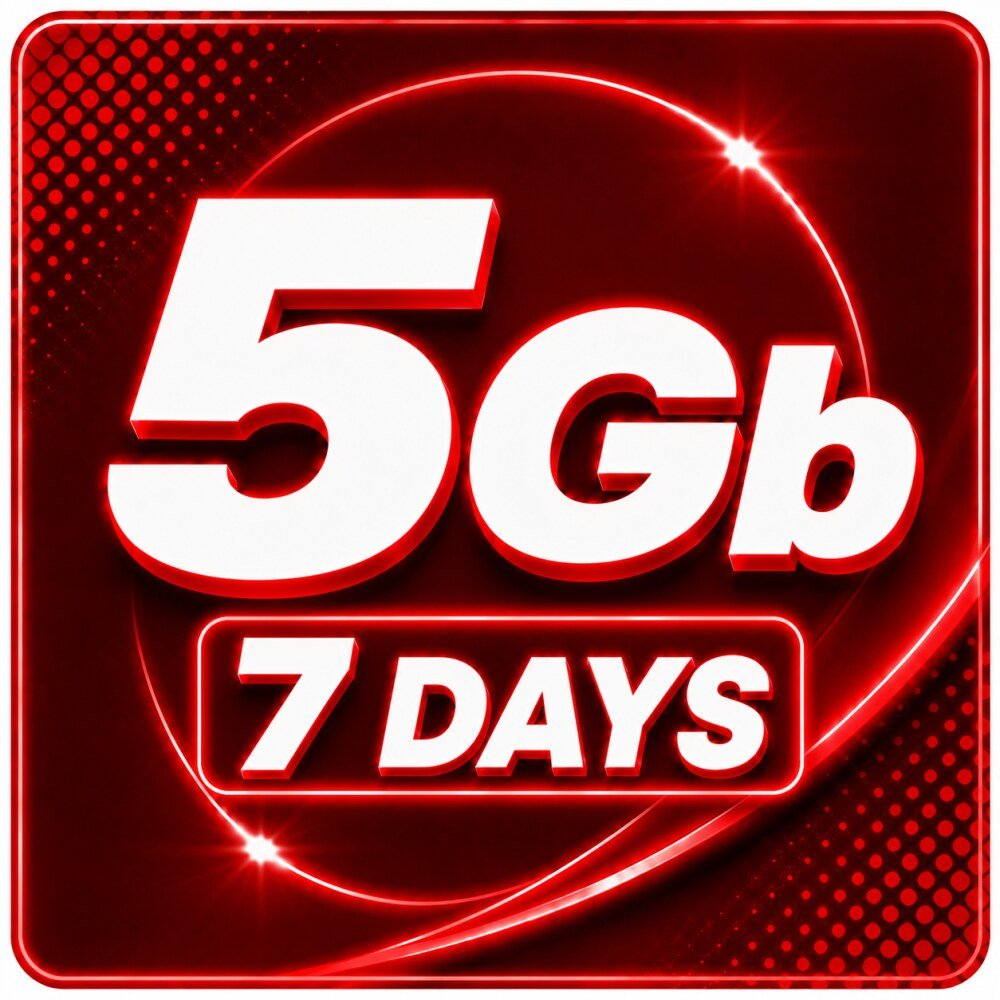 Weekly Data Bundle 5GB